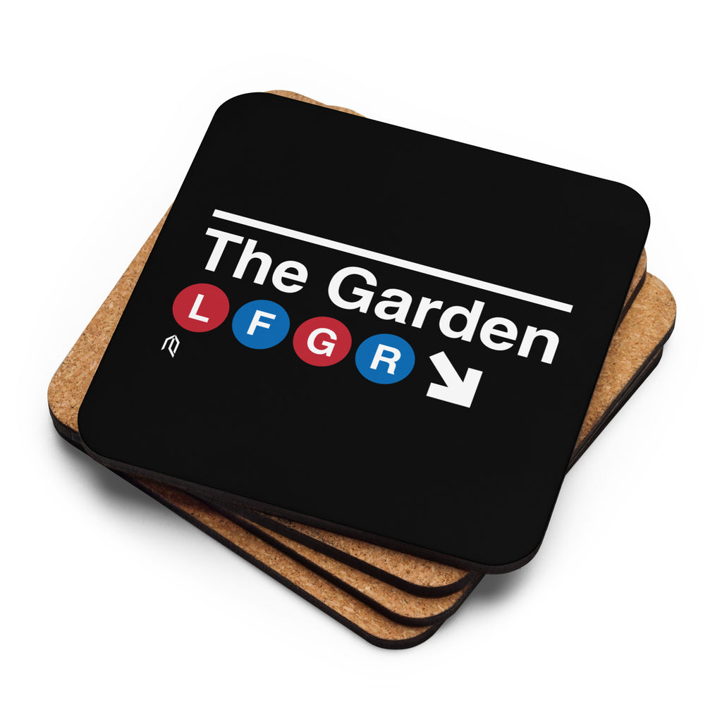 The Garden LFGR Cork Back Coaster