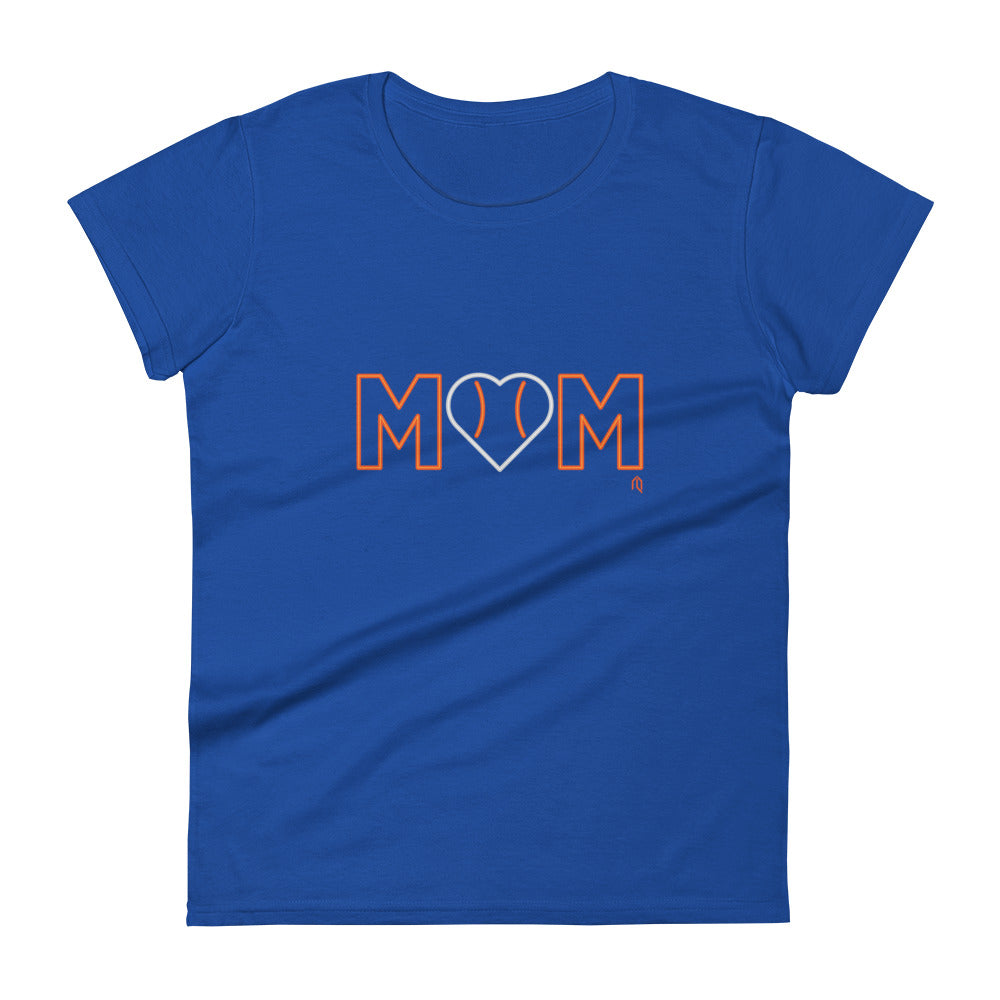 Neon Mom Heart Women's T-Shirt