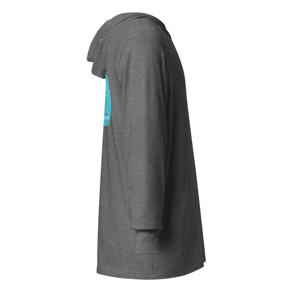 AquaWolf Front/Back Hooded Long Sleeve Tee