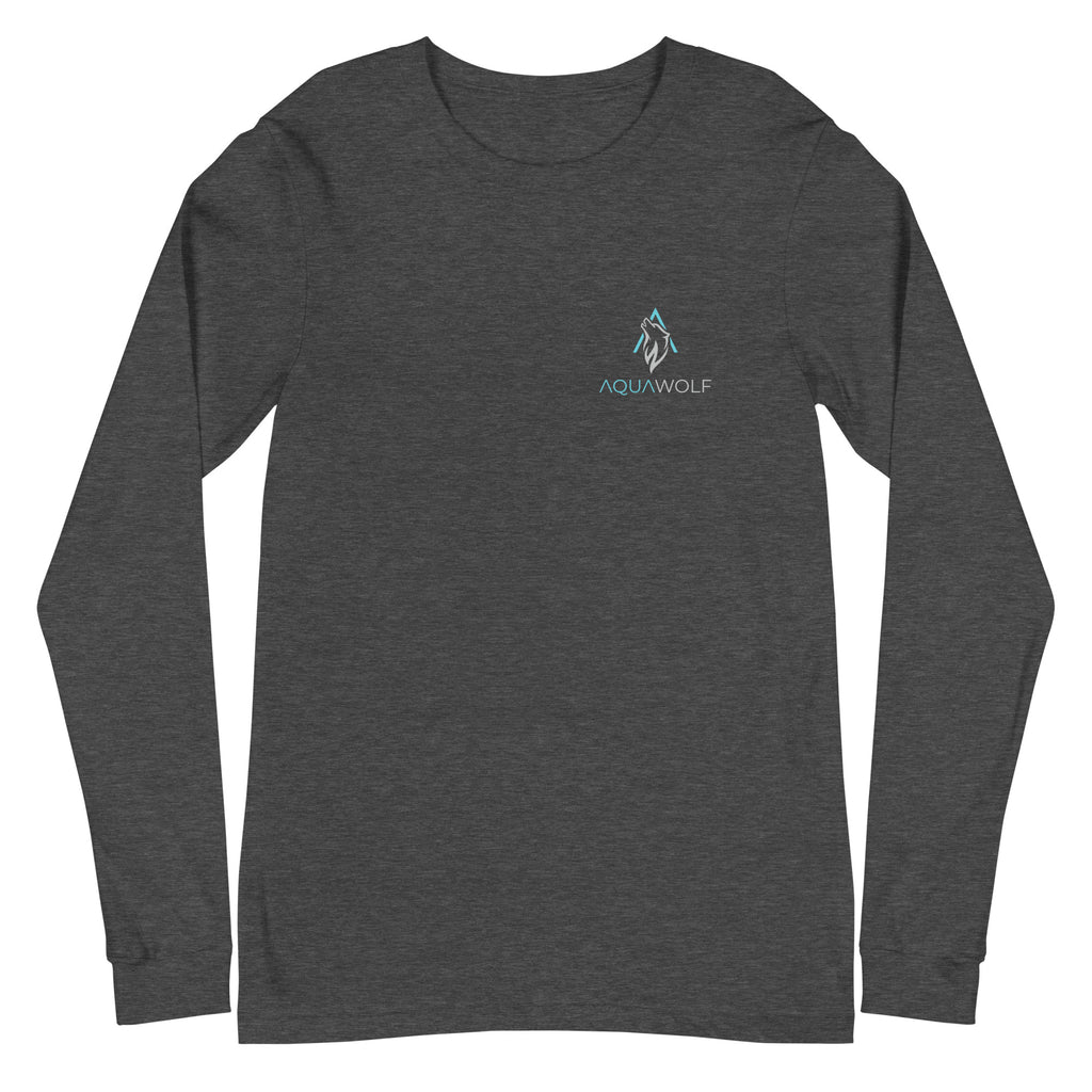 AquaWolf Front/Back Unisex Long Sleeve Tee