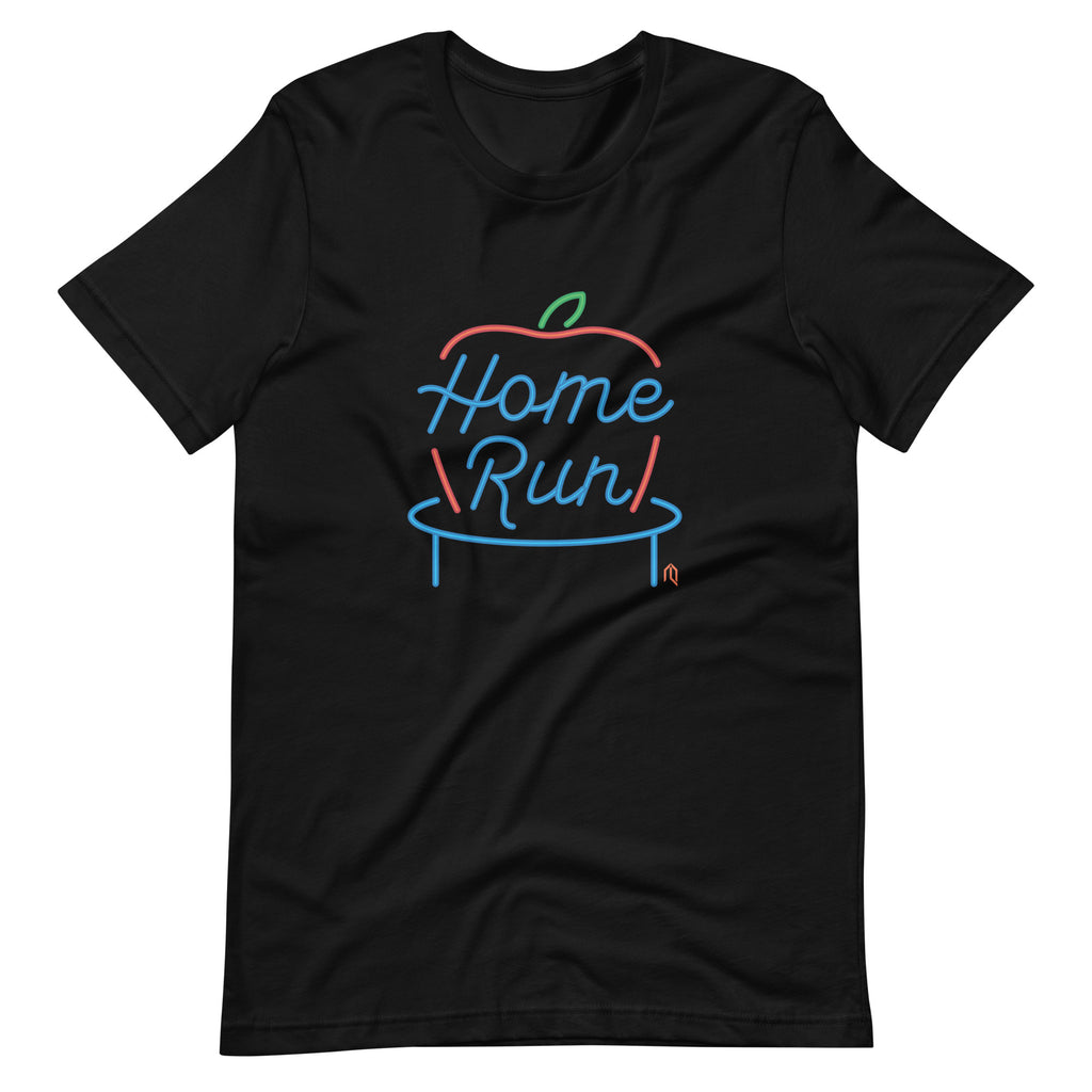 Neon Home Run Apple T-Shirt