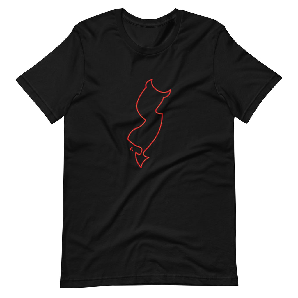 Neon NJ State Devil T-Shirt