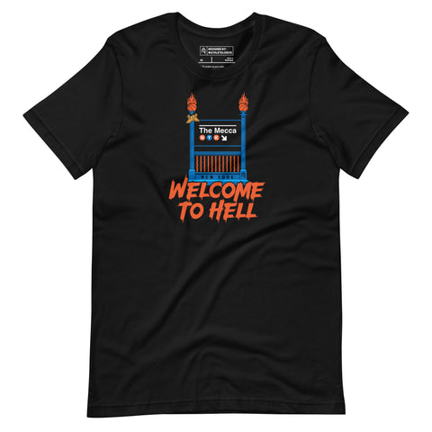 ENTH HELL FIRE tシャツ　ブラック　XXL ロゴ　EAZY ブルー Welcome To Hell T-Shirt | Athlete Logos