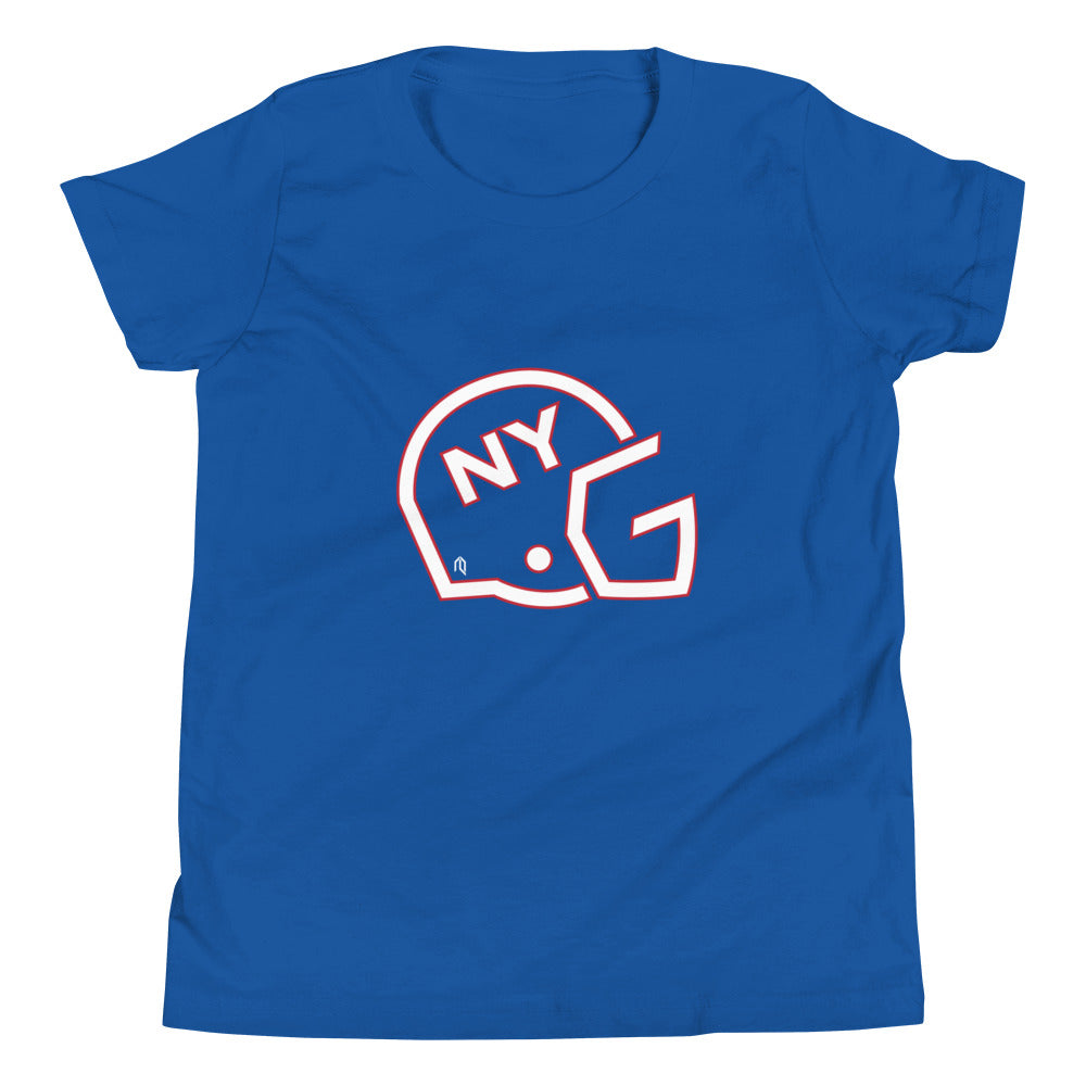 NYG Logo Helmet Youth T-Shirt