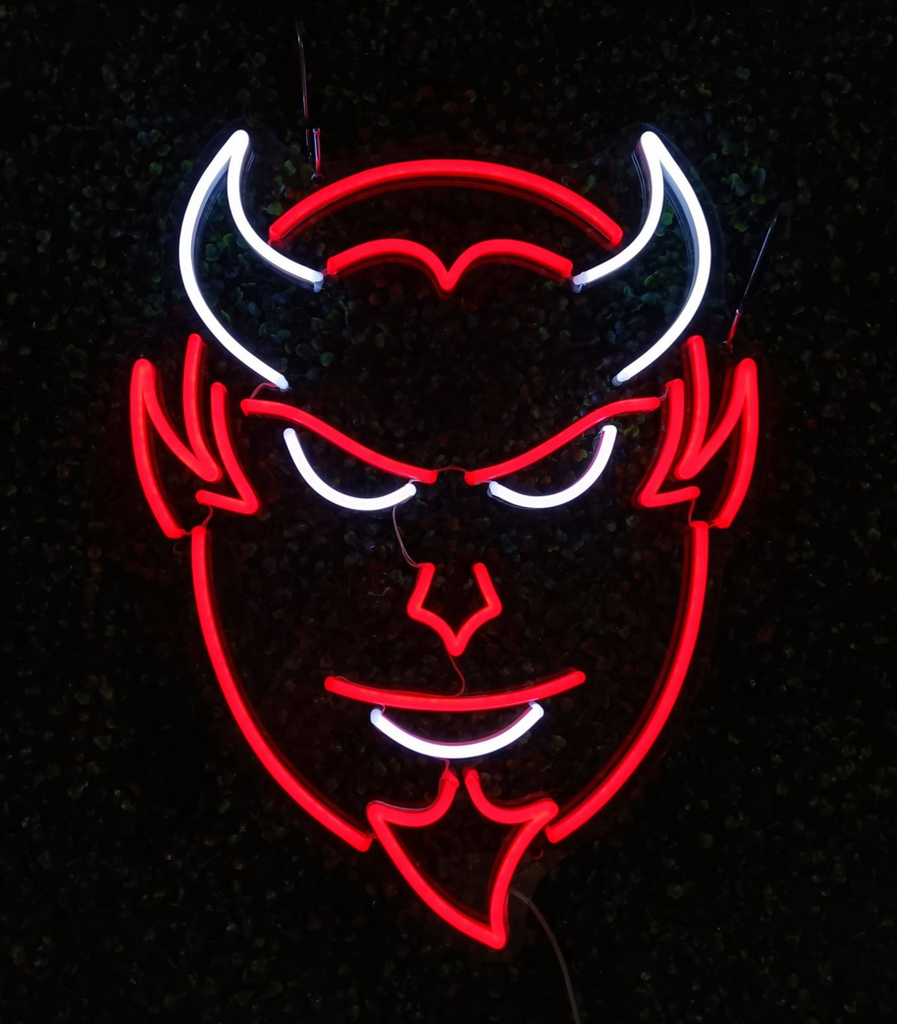 Devil Face Sign