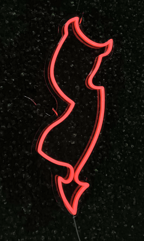 NJ Devil Neon Sign