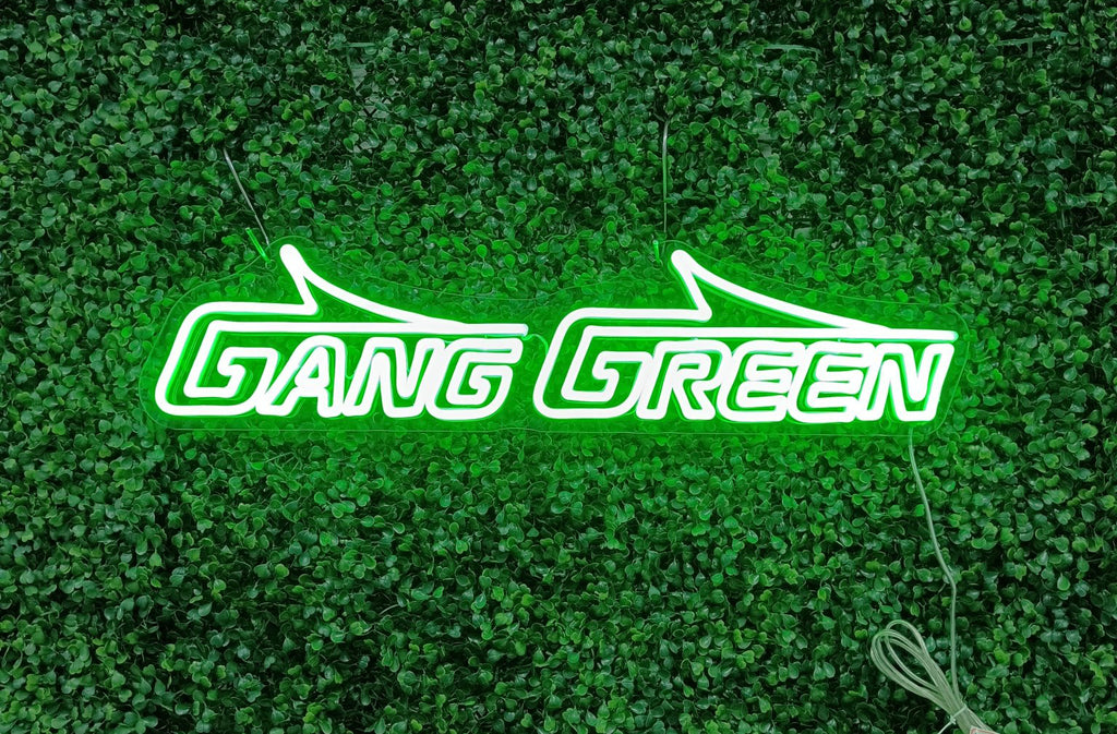 Gang Green Neon Sign