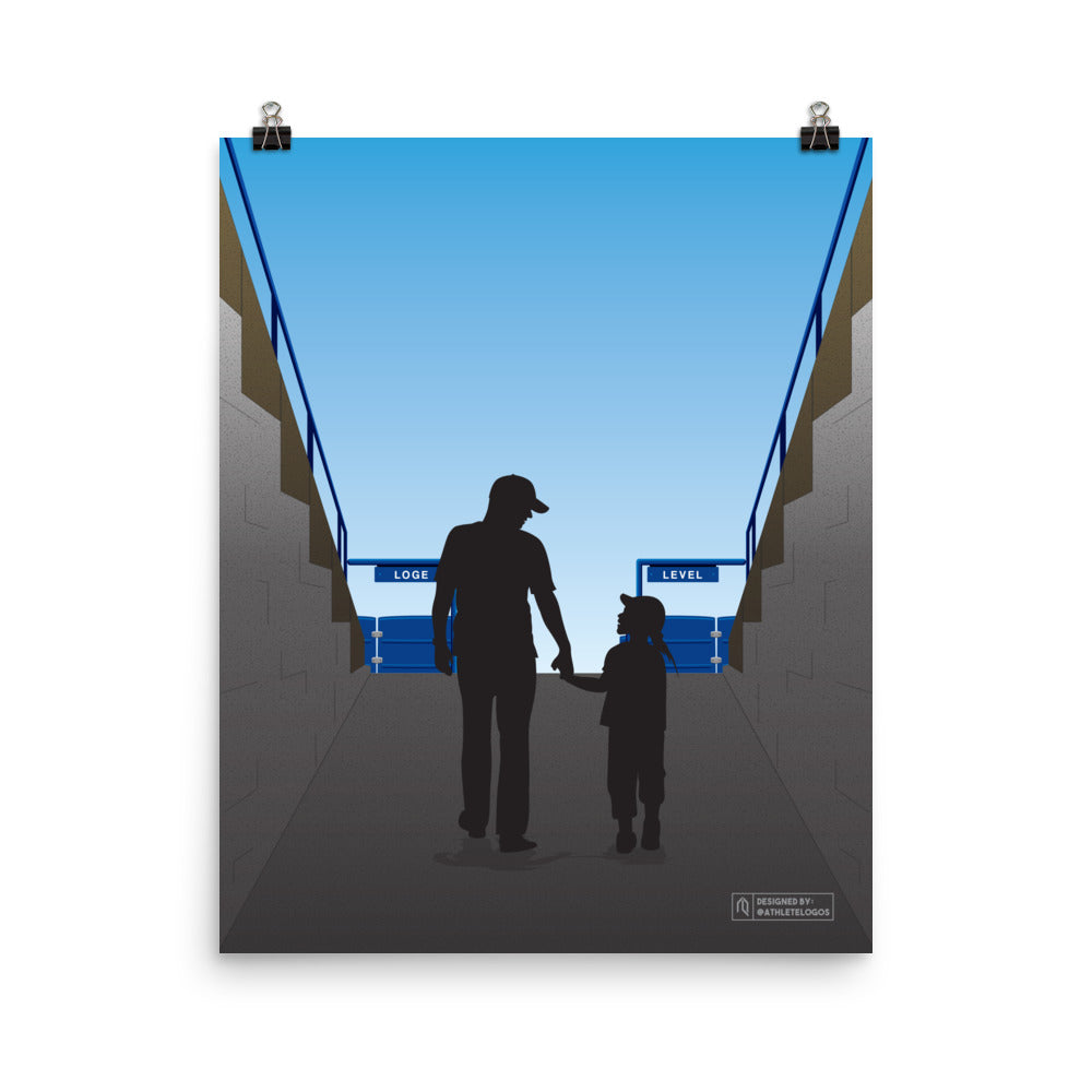 Loge Level Print - Father & Daughter