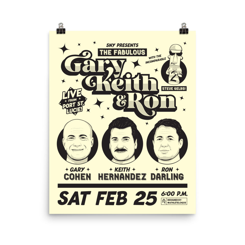 Vintage GKR (and Steve!) Concert Poster